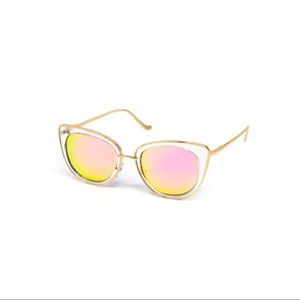 [SOLD] NIB Abella Eyewear Ridley Gold-Pink Sunglasses
